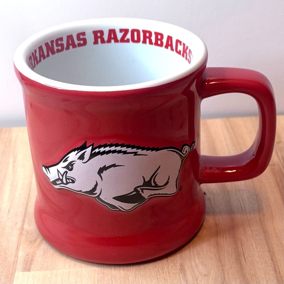 Game Day Outfitters Other - 3/$20 Arkansas Razorbacks Red Ceramic Mug Oversized Coffee Cup Gameday